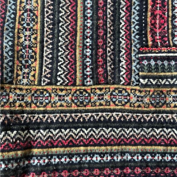 Tory Burch wool/alpaca turtleneck fair isle sweater - Picture 6 of 10